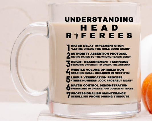 Understanding Head Volleyball Referees, Mug Glass